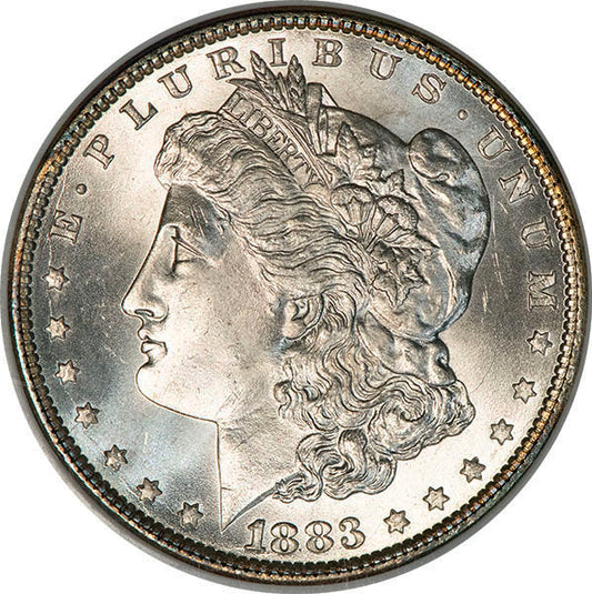 (7142) 1883 $1 NGC MS64  Gold CAC