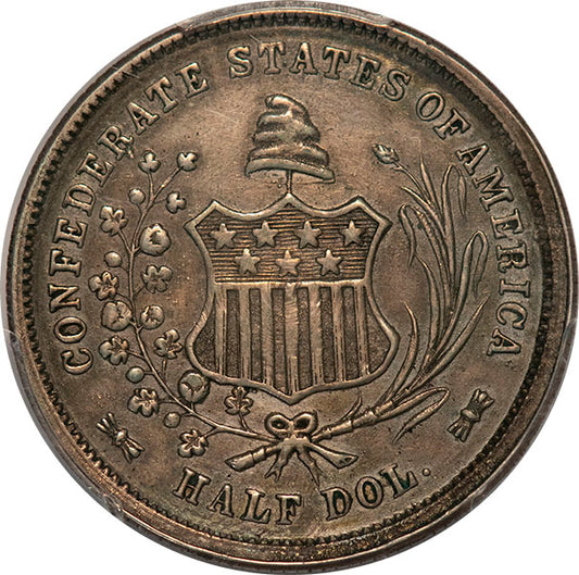 (6306) 1861 50C CSA Restrike PCGS XF45 ***