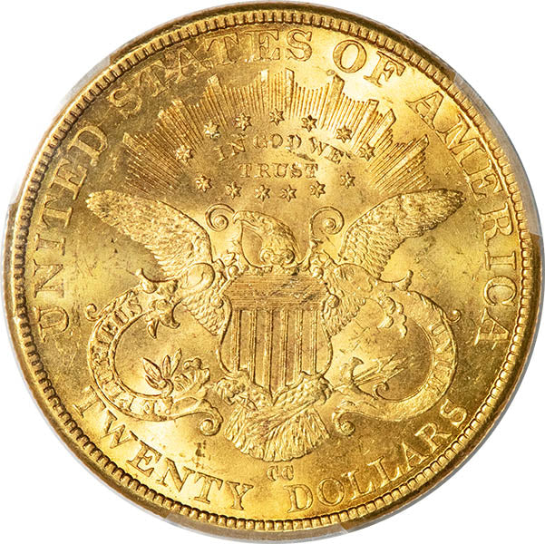 (9023) 1893-CC $20 PCGS UNC Details