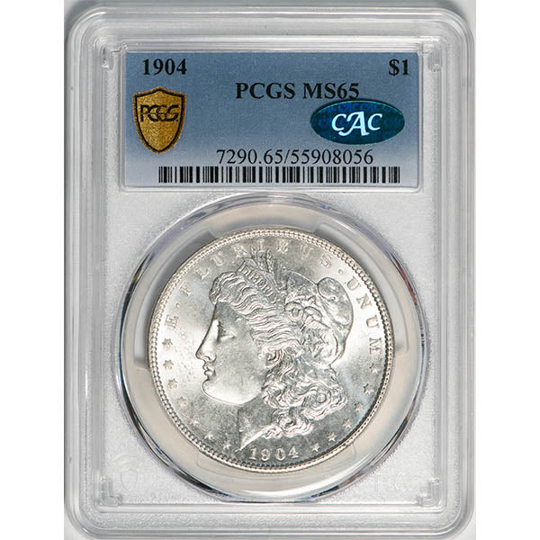 (7290) 1904 $1 PCGS MS65 CAC