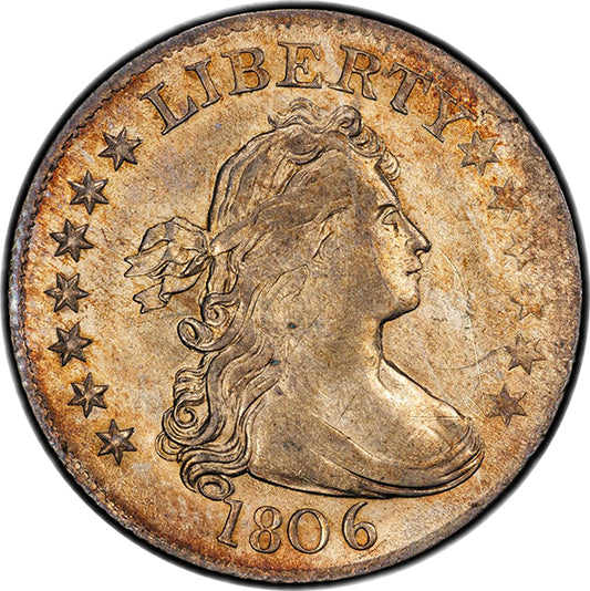 (5314) 1806 25C PCGS MS62