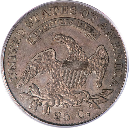 (5335) 1824/2 25C Old Holder PCGS AU53 CAC