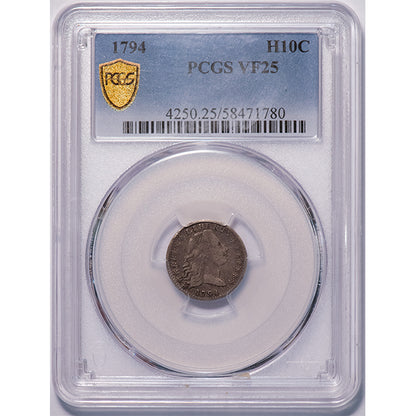 (4250) 1794 H10C PCGS VF25