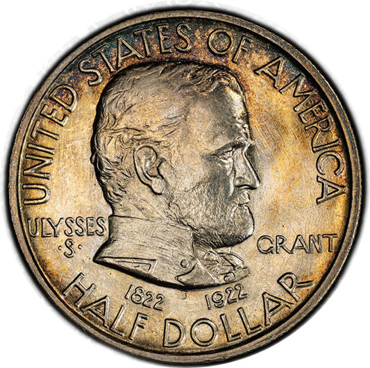 (9306) 1922 50C Grant PCGS MS66+ CAC