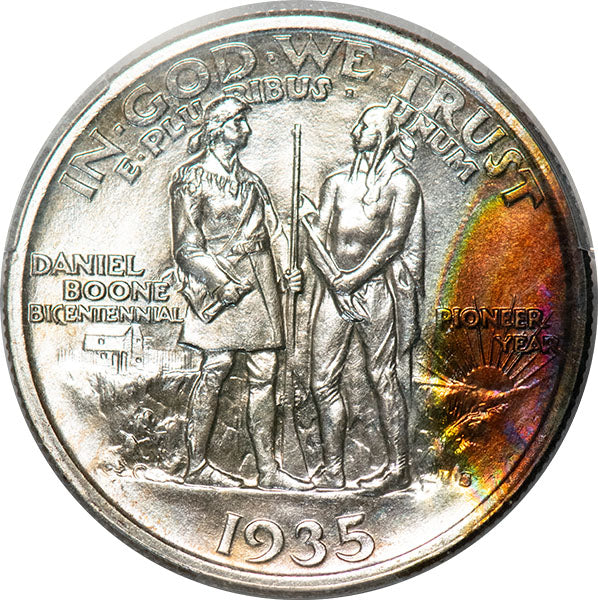 (9260) 1935-S 50C Boone PCGS MS67+ CAC