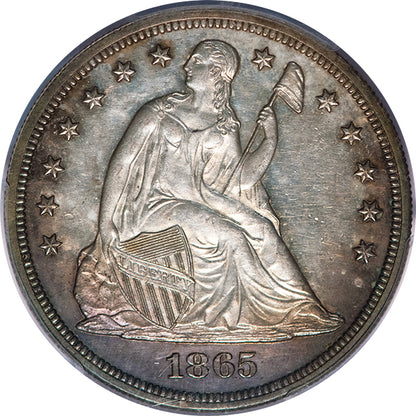 (7008) 1865 $1 PCGS PR61