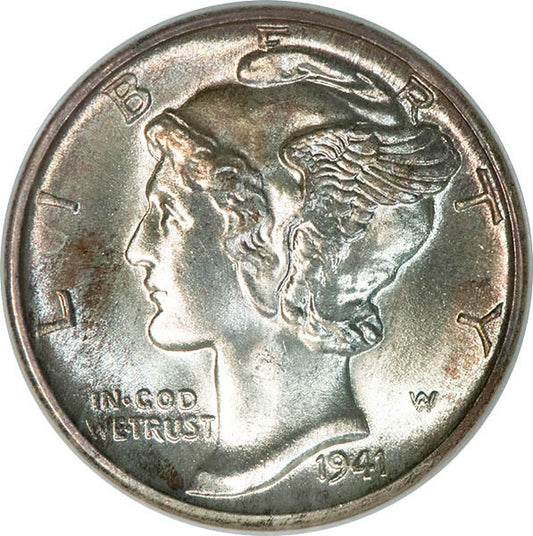 (5031) 1941-D 10C NGC MS66FB Gold CAC