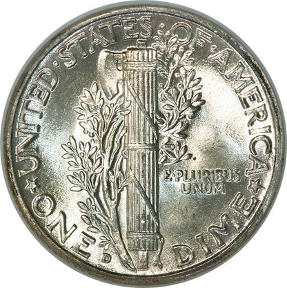 (5031) 1941-D 10C NGC MS66FB Gold CAC