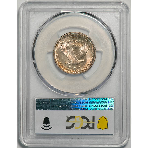 (5764) 1927-S 25C PCGS MS64 CAC