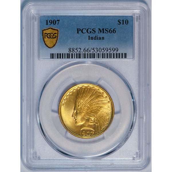 (8852) 1907 $10 PCGS MS66