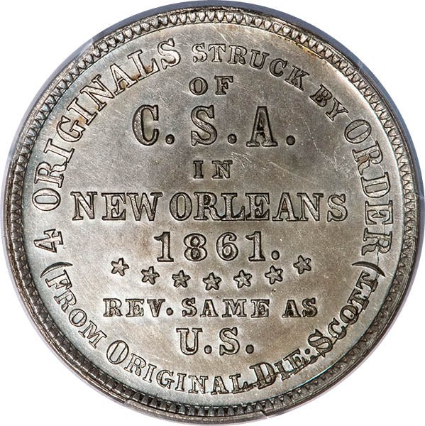 (540403) (1879) WM 50C CSA, Scott Restrike PCGS MS63 CAC