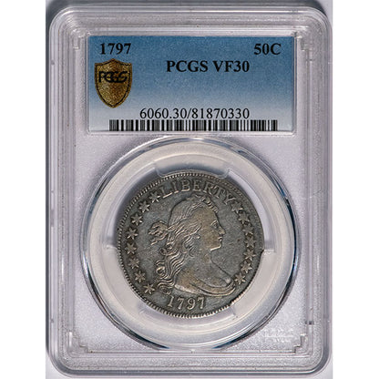 (6060) 1797 50C PCGS VF30