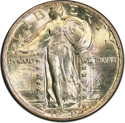 (5775) 1929-D 25C PCGS MS65FH