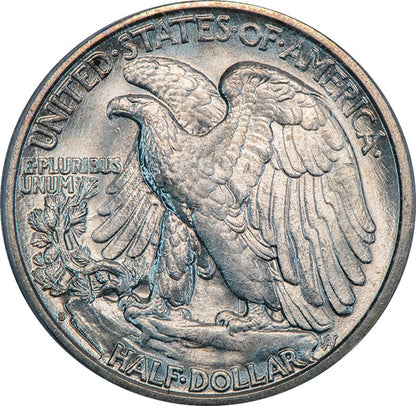 1927-S 50C PCGS MS64 CAC