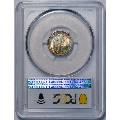 (4907) 1916-D 10C PCGS MS64FB CAC