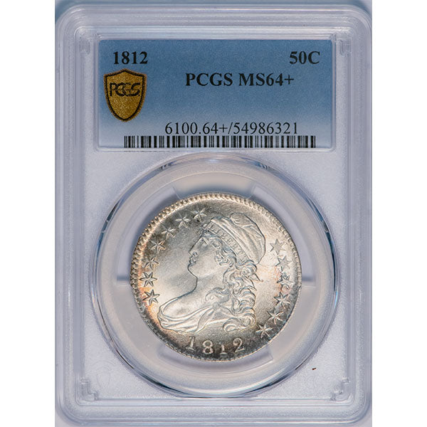 (6100) 1812 50C PCGS MS64+